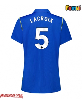 Chelsea Maxence Lacroix #5 Tricou Fotbal Replică 2026-27 Femei Acasa Chelsea Maxence Lacroix #5 Tricou Fotbal Replică 2026-27 Femei Acasa